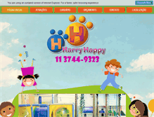 Tablet Screenshot of harryhappy.com.br